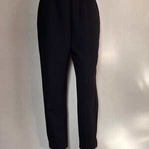 Vintage Silk High-waisted Carole Little Black Pants